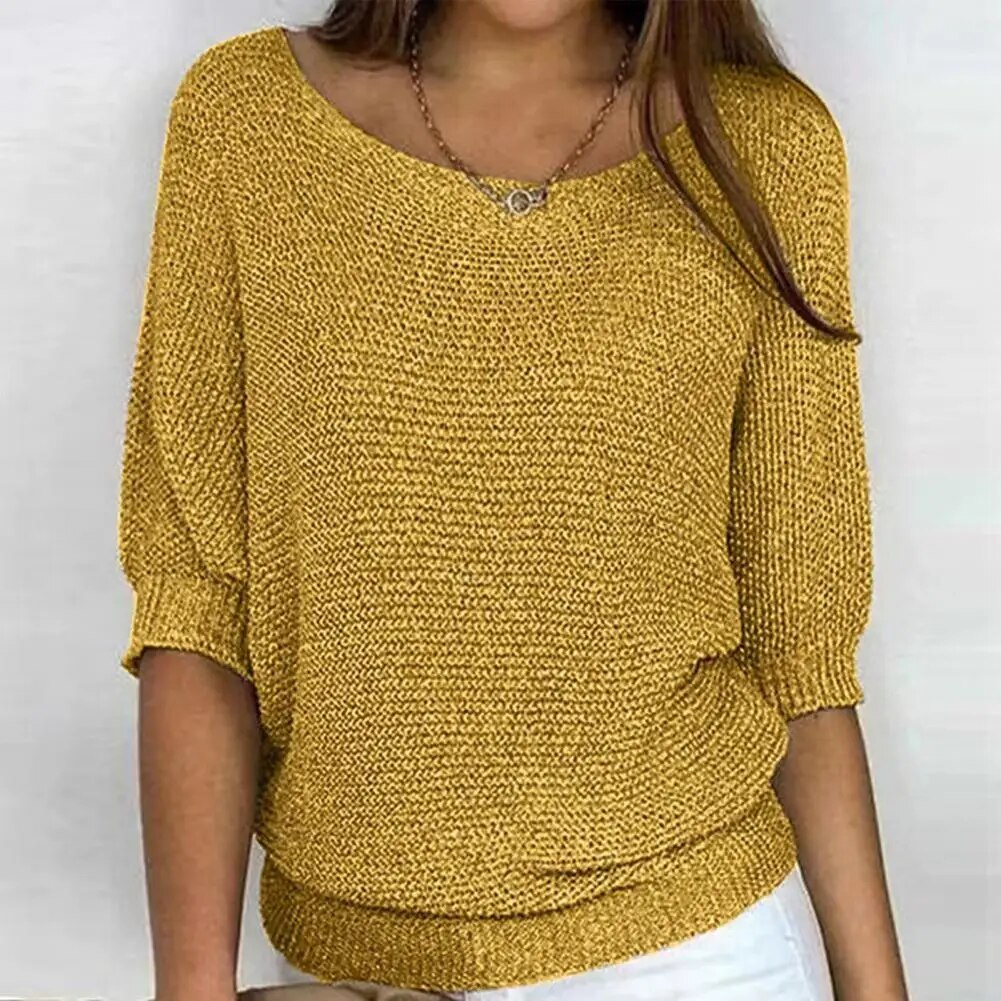 Damen Pullover – Sommerleichtes Design mit entspanntem Look