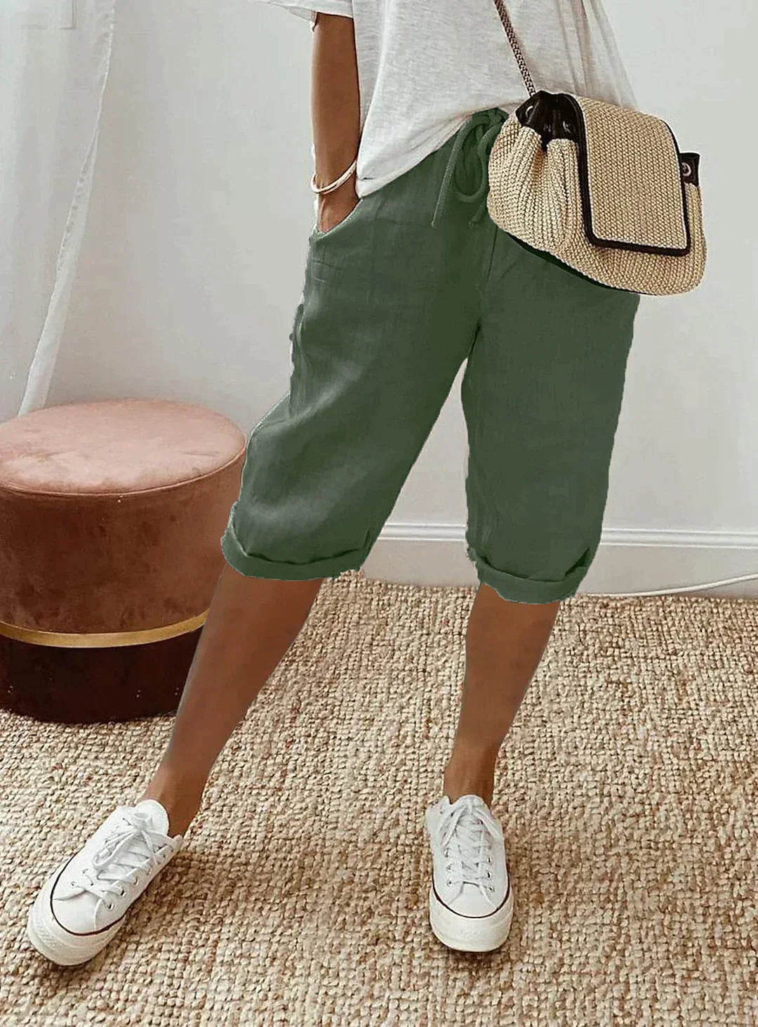 Damen Shorts mit verstellbarem Bund – Komfort und Stil