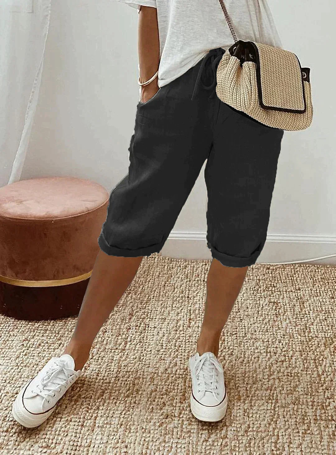 Damen Shorts mit verstellbarem Bund – Komfort und Stil