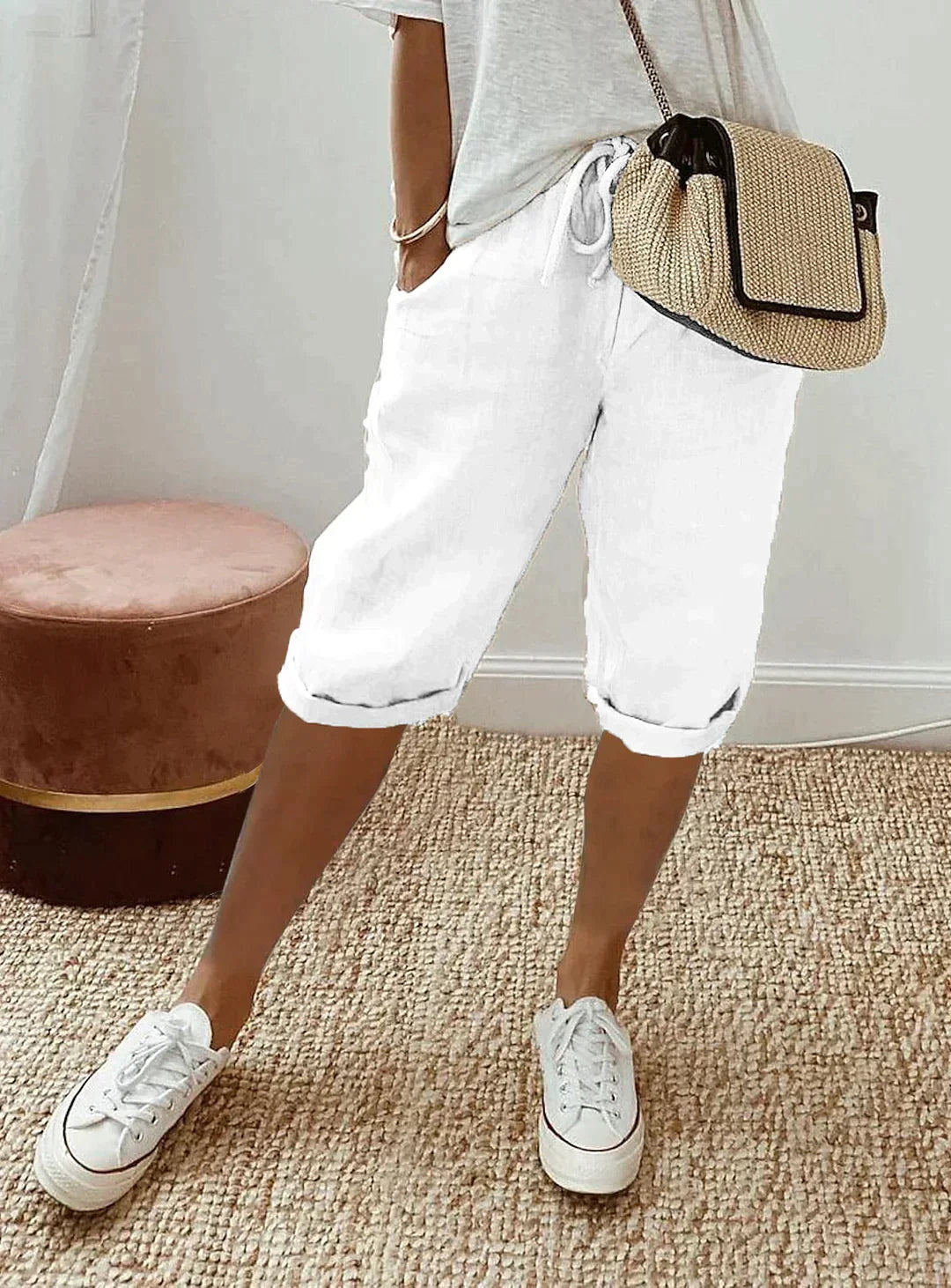 Damen Shorts mit verstellbarem Bund – Komfort und Stil