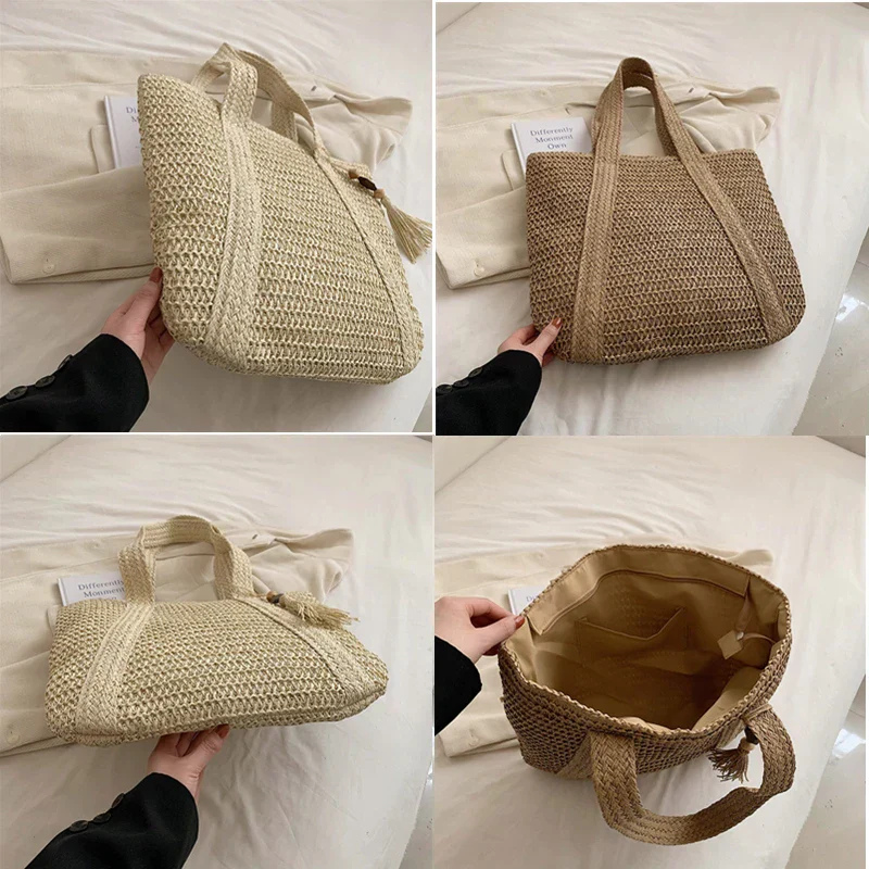 Damen Strandtasche – Geräumiger Begleiter mit sommerlichem Flair