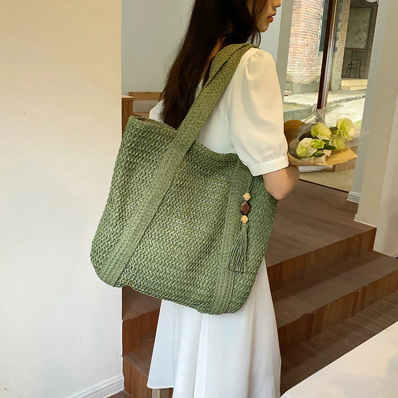 Damen Strandtasche – Geräumiger Begleiter mit sommerlichem Flair