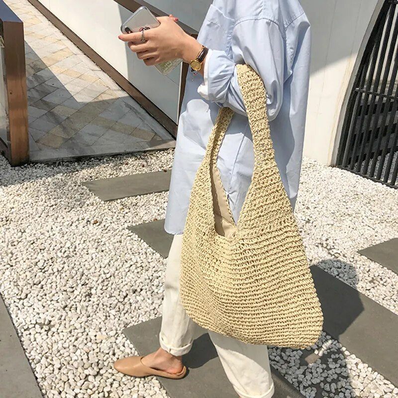 Damen Strandtasche – Sommerlicher Stil trifft auf Funktionalität