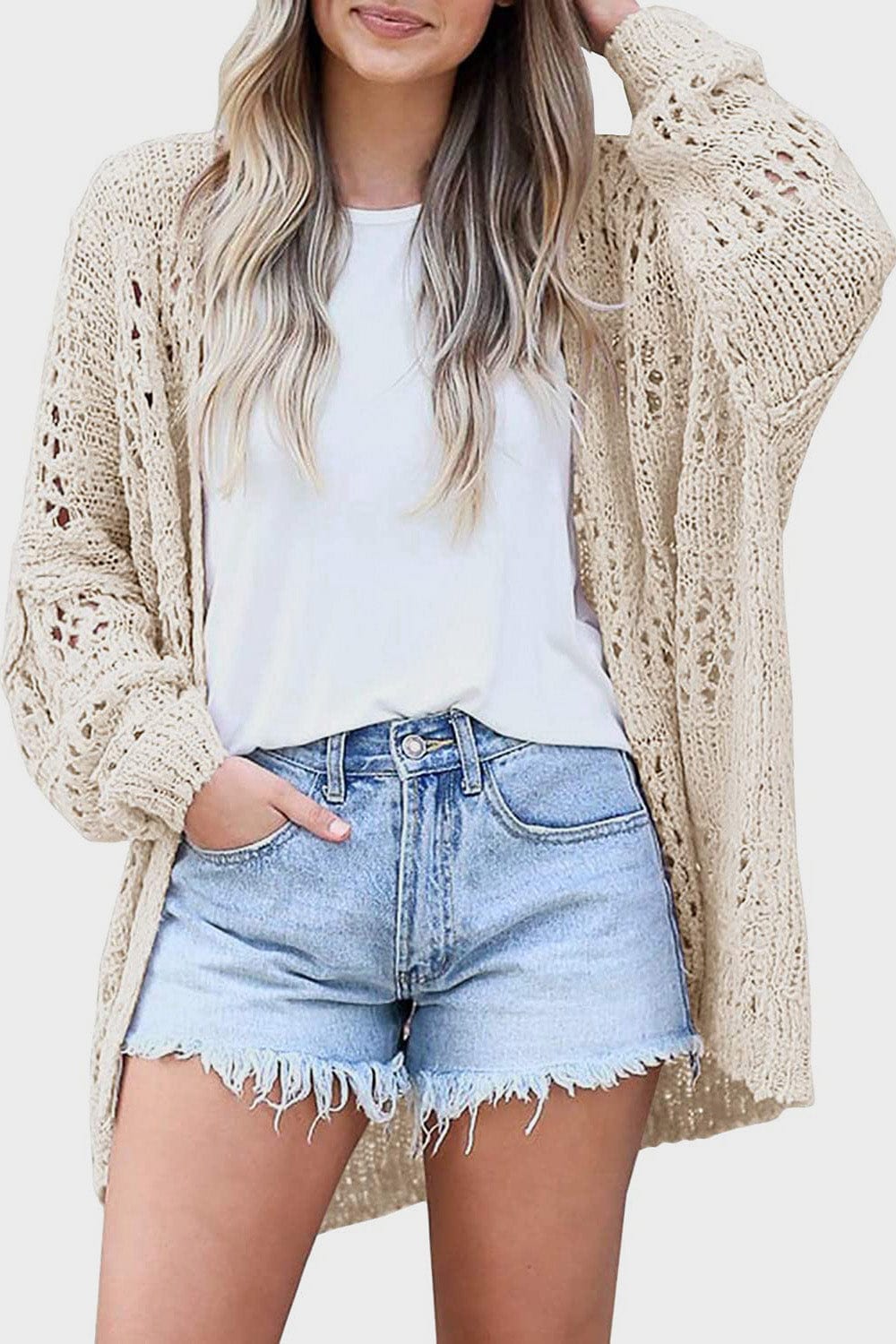 Damen Strickjacke – Boho-Leichtigkeit für entspannte Tage