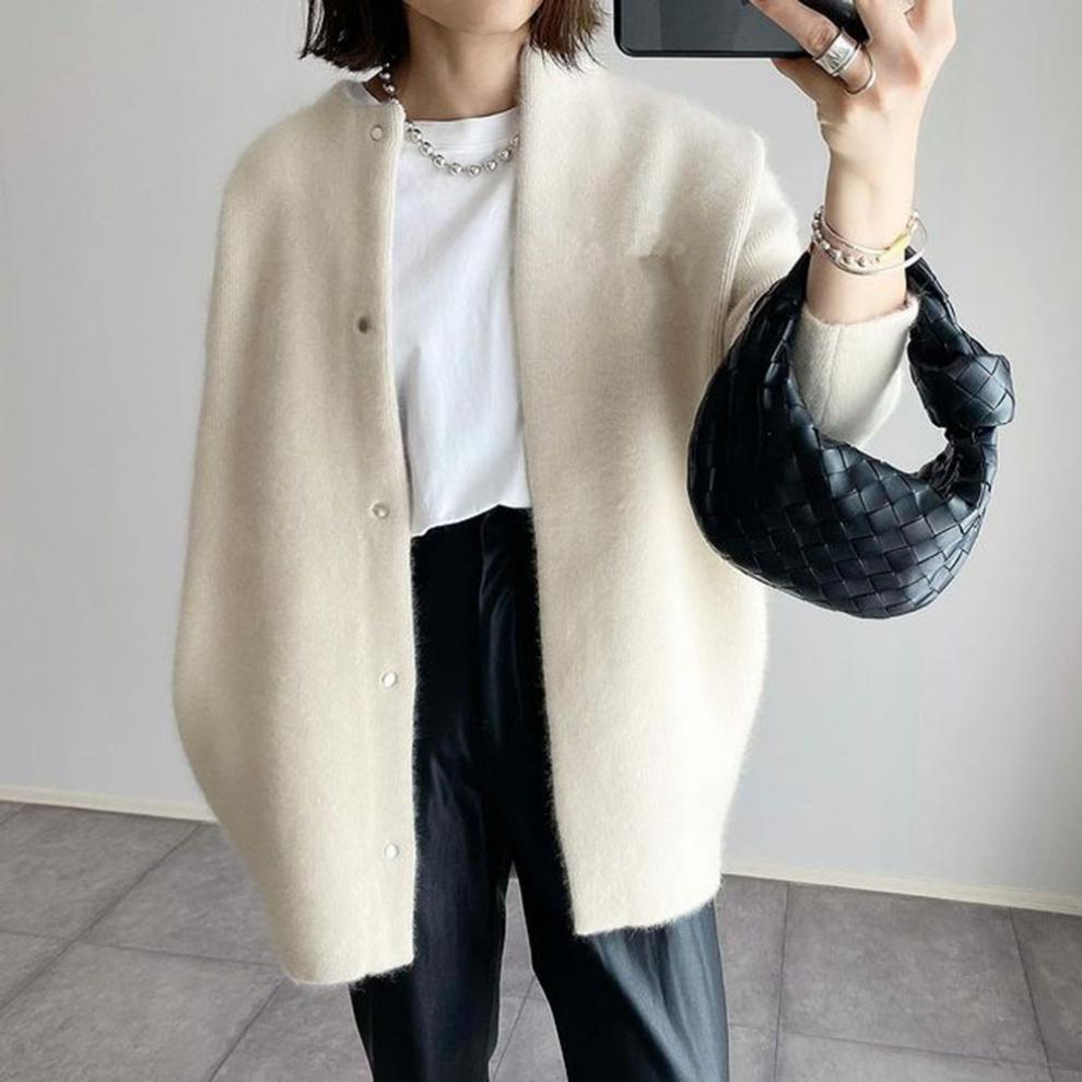 Damen-Strickjacke mit Knöpfen – Gemütliche und vielseitige Schicht für jeden Tag6