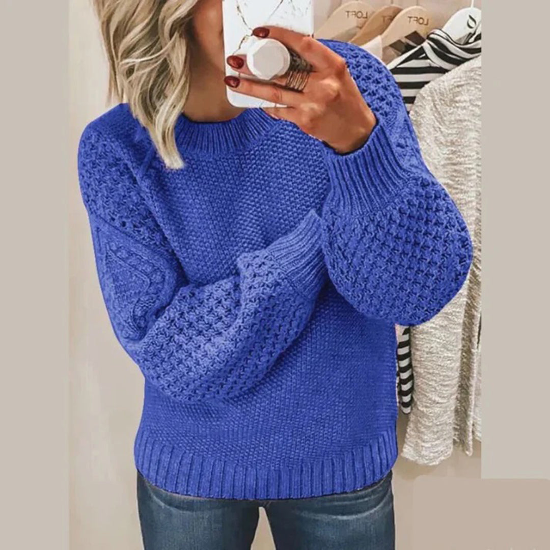 Damen-Strickpullover mit Zopfmuster – Gemütlich und stilvoll für Herbst und Winter1