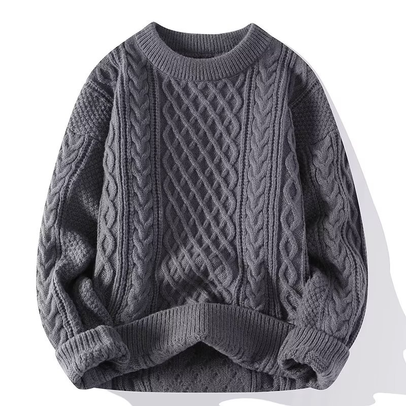 Damen Strickpullover mit Zopfmuster – Gemütlicher Oversize Pullover3