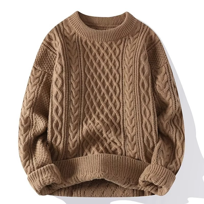 Damen Strickpullover mit Zopfmuster – Kuscheliger Pullover für Herbst und Winter2