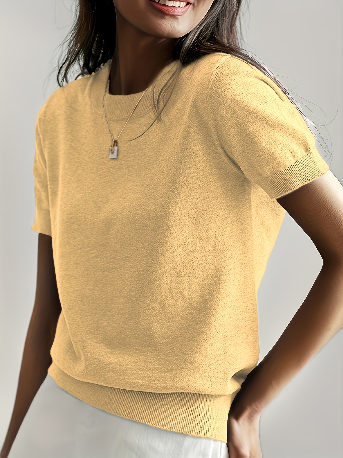 Damen T-Shirt | Schlichter Komfort für entspannte Sommertage | Amira