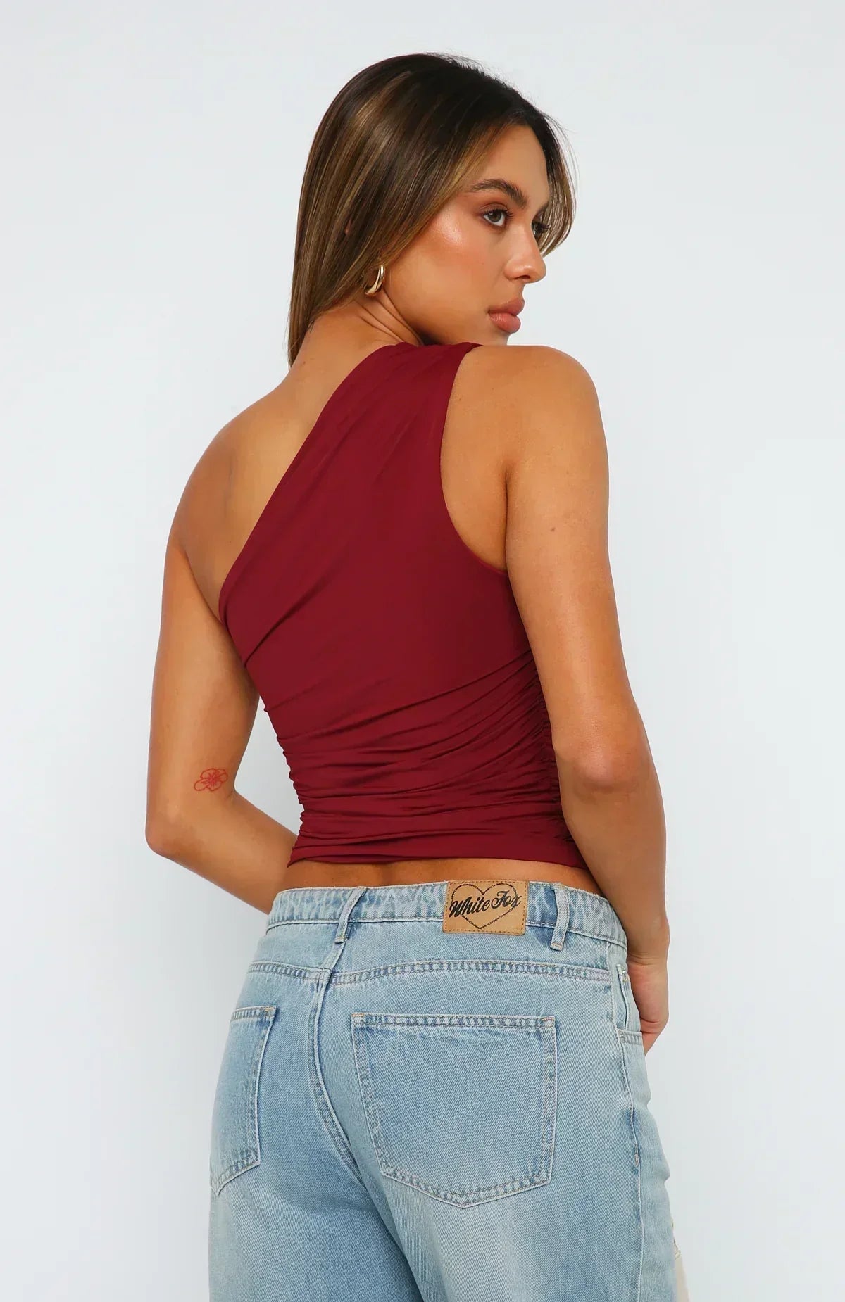 Damen Top – Asymmetrischer Chic für besondere Anlässe