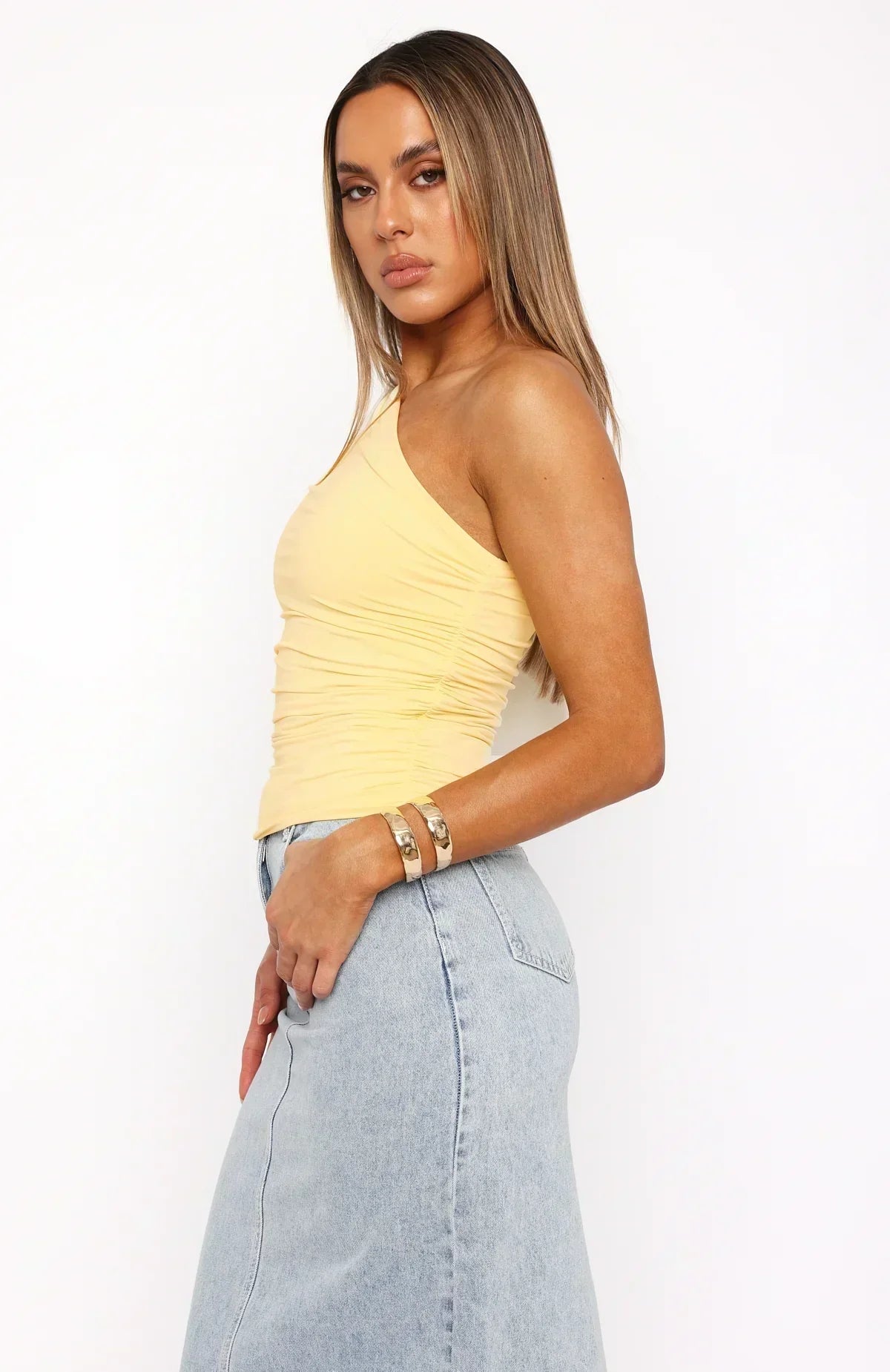 Damen Top – Asymmetrischer Chic für besondere Anlässe