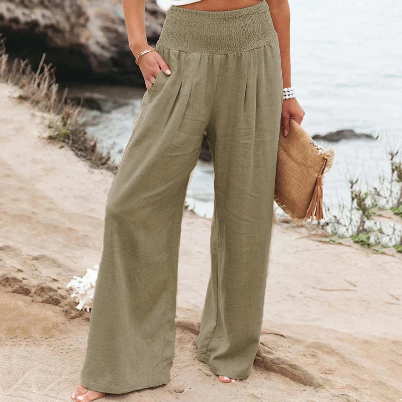 Damen Weite Hosen - bequemer Stil