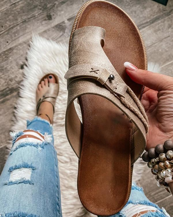 Damen Zehentrenner-Sandalen – Bequem & Zeitlos für den Sommer