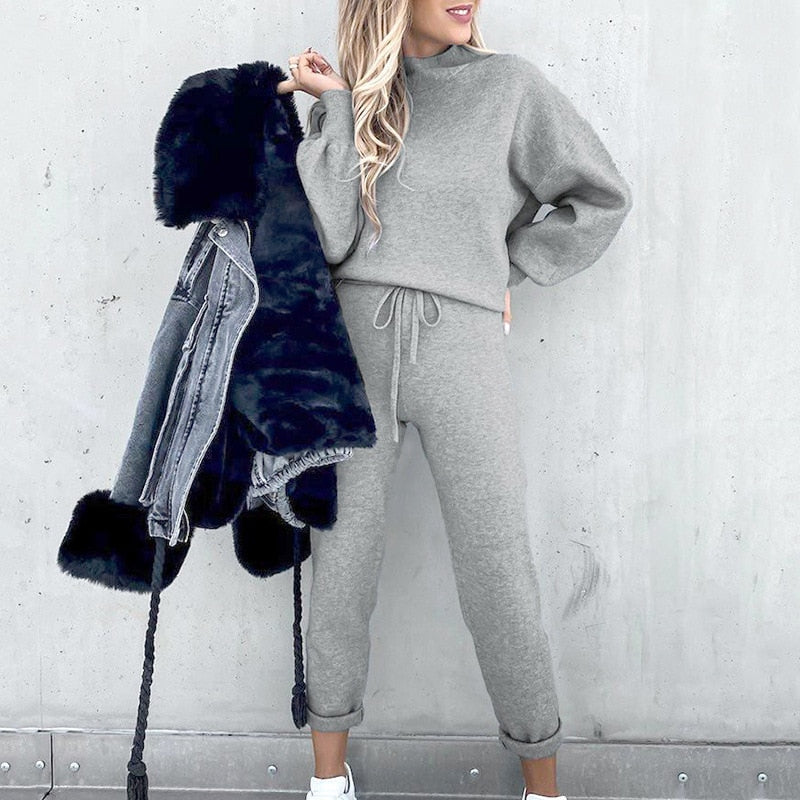 Damen Zweiteiliges Set – Bequemer & Stilvoller Look