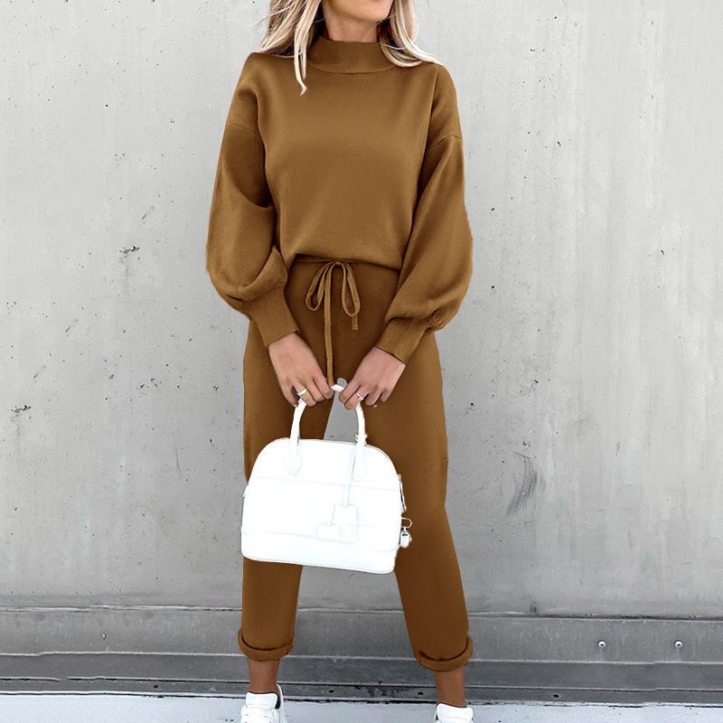 Damen Zweiteiliges Set – Bequemer & Stilvoller Look