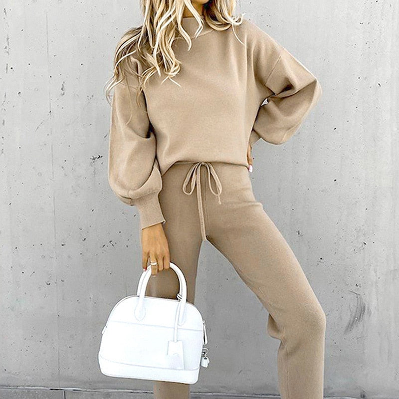 Damen Zweiteiliges Set – Bequemer & Stilvoller Look