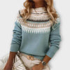 Pull femme à motif norvégien – chaleur et style