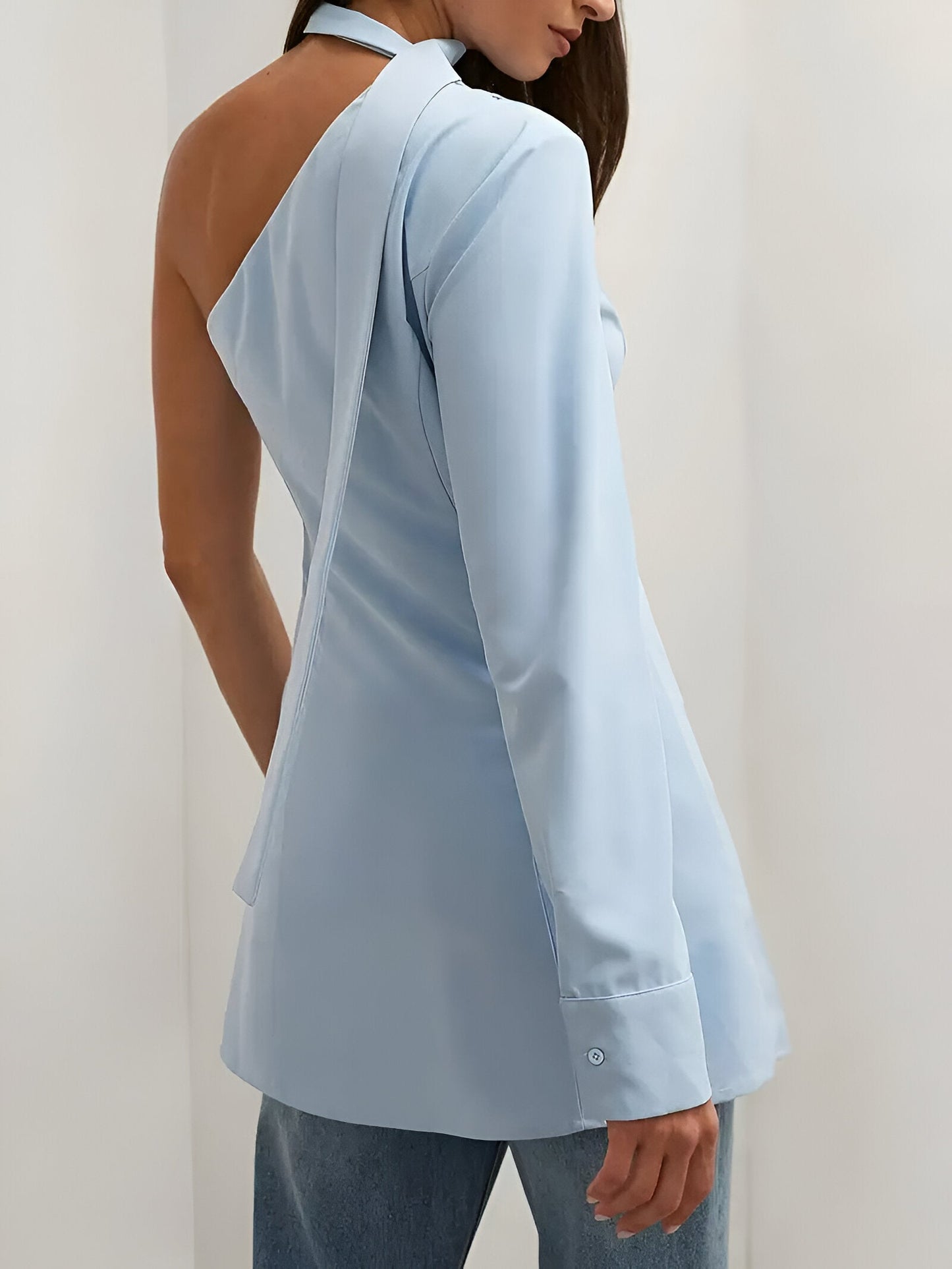Elegantes One-Shoulder-Oberteil für Damen-5
