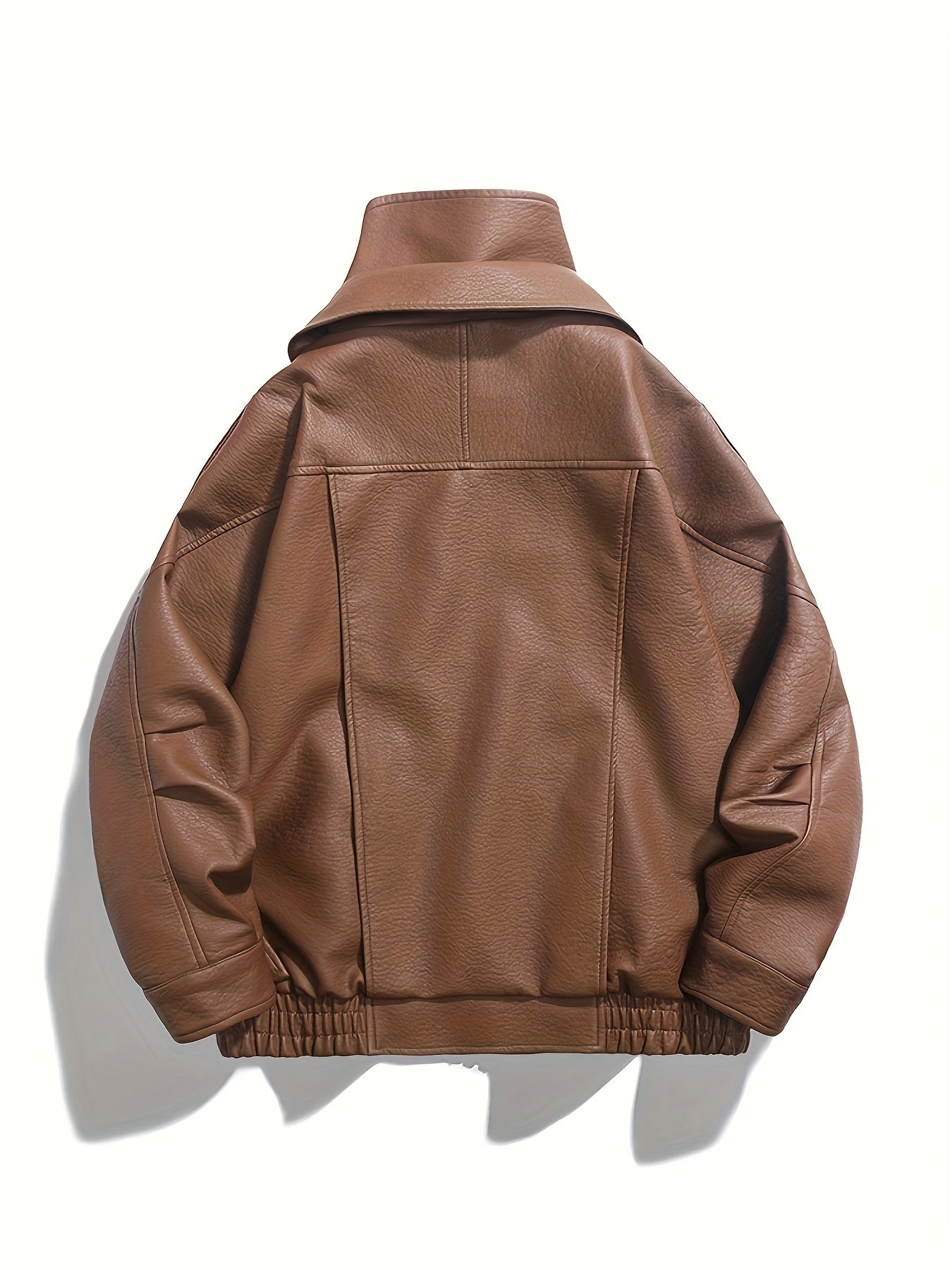 Herren Motorradjacke | Markantes Kragendesign | Reissverschluss Detail | Moderner Urbaner Stil
