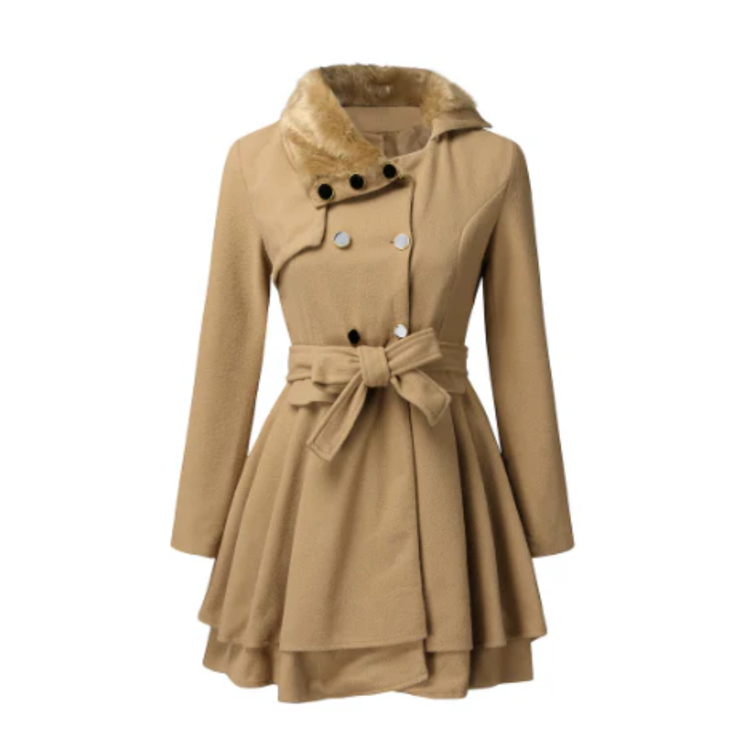 Eleganter Wintermantel Damen Daunen