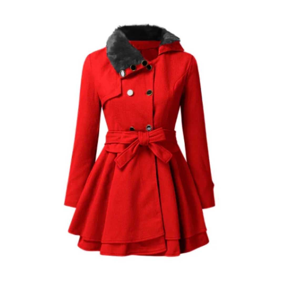 Eleganter Wintermantel Damen Daunen