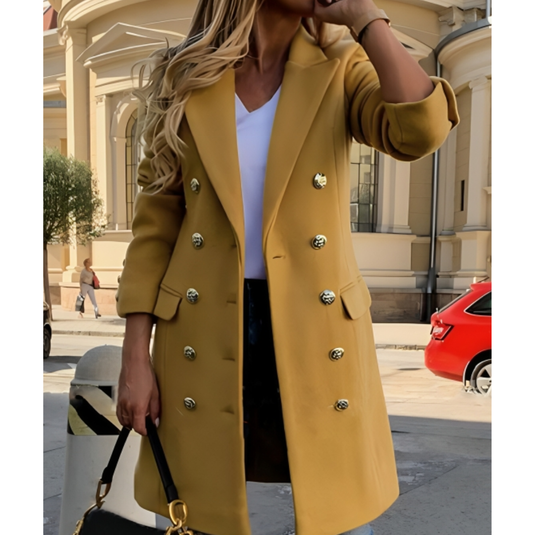 Eleganter Woll Mantel für Damen