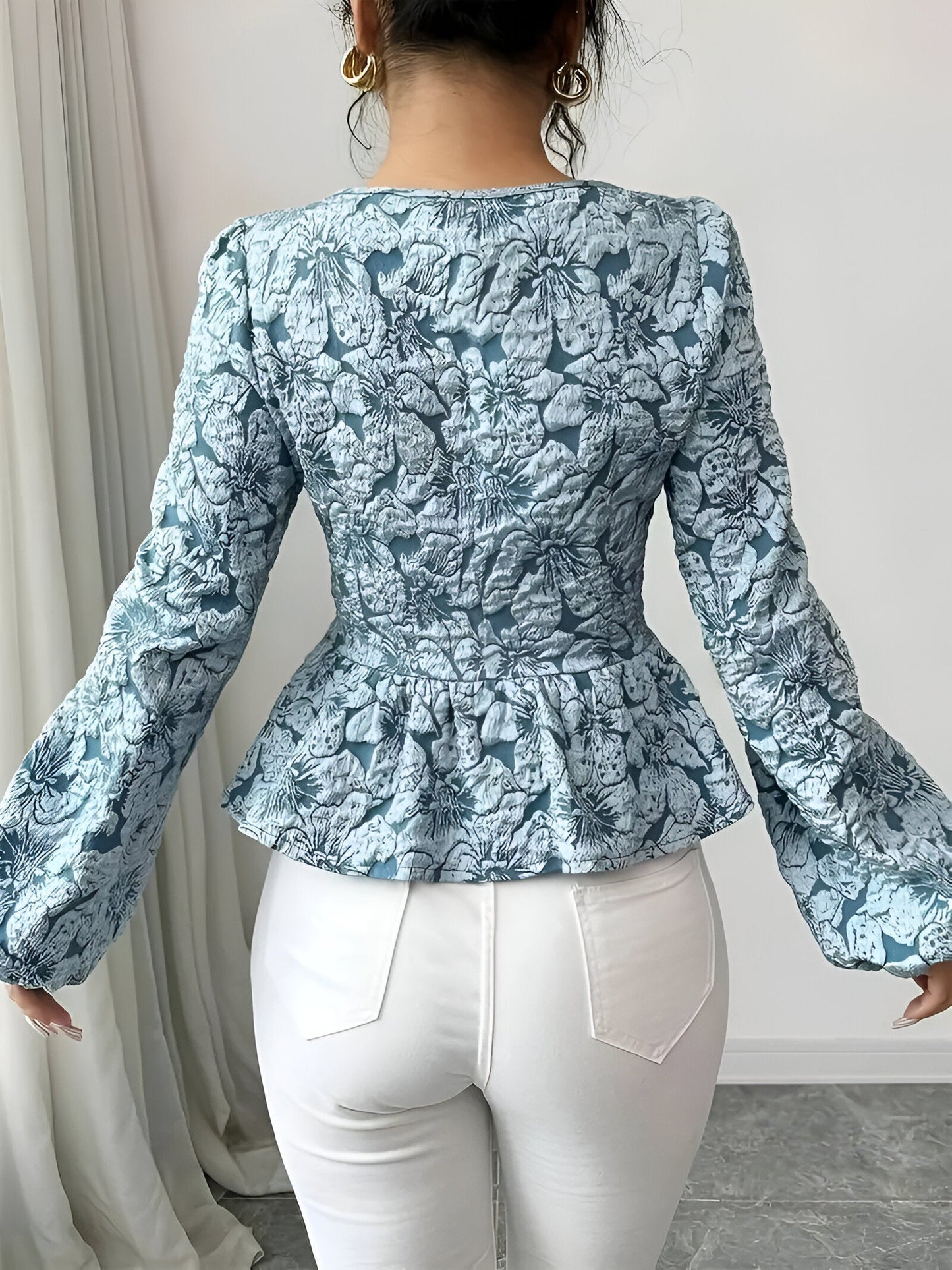 Elegantes Blumenoberteil Damen