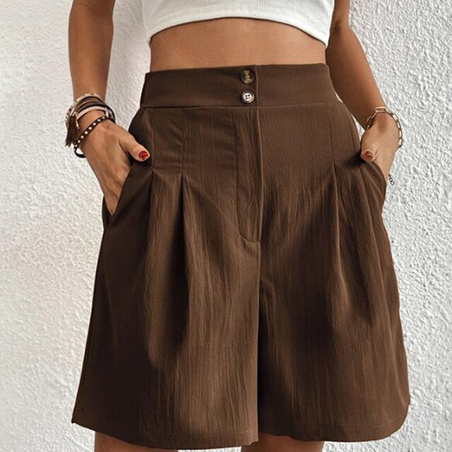 Frauen Kurze Hosen hoher Taille leicht - Komfort und Eleganz im Alltag