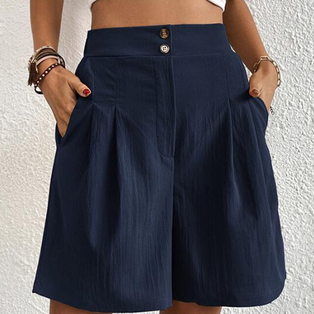 Frauen Kurze Hosen hoher Taille leicht - Komfort und Eleganz im Alltag
