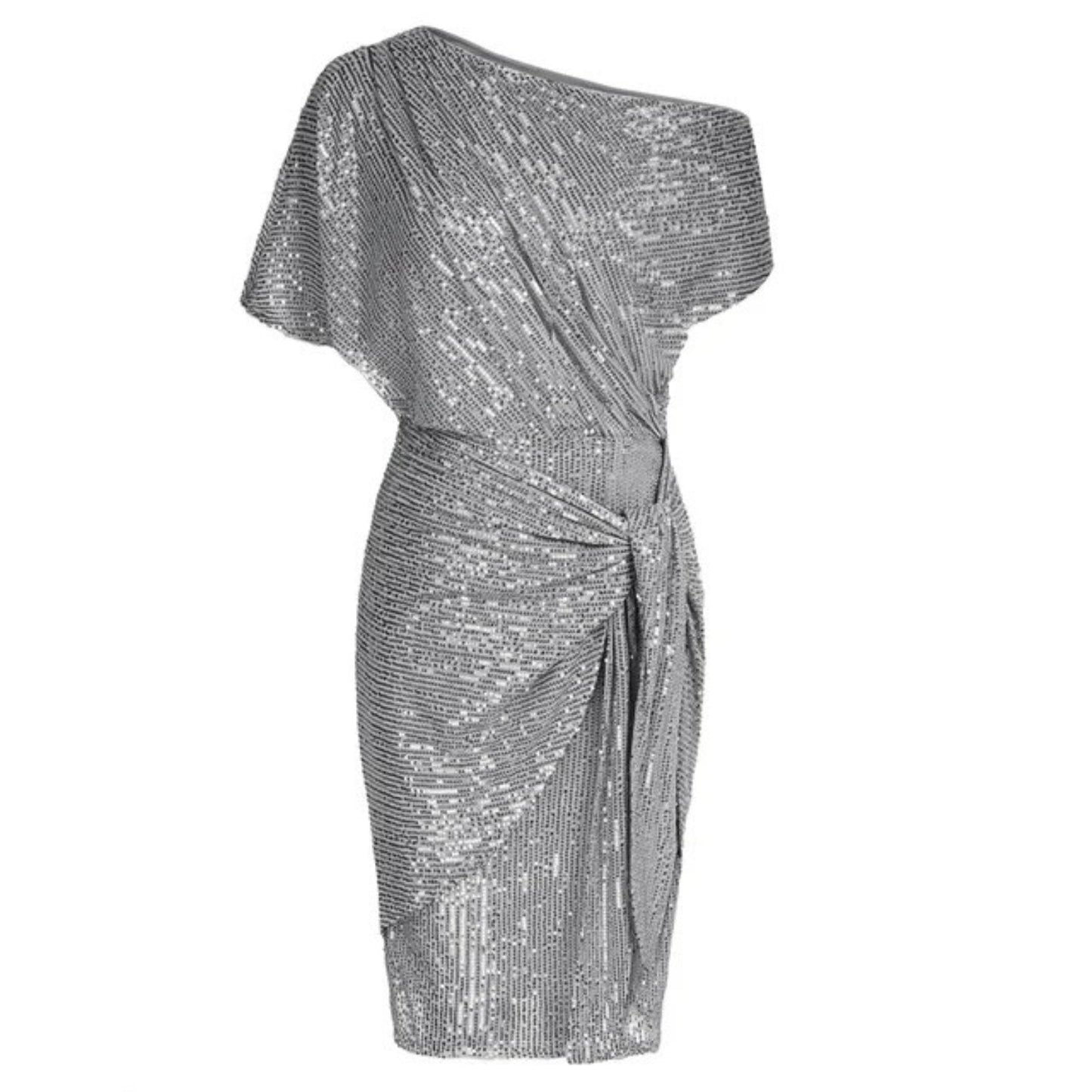 Glitzerndes One-Shoulder-Kleid – Eleganz für besondere Anlässe