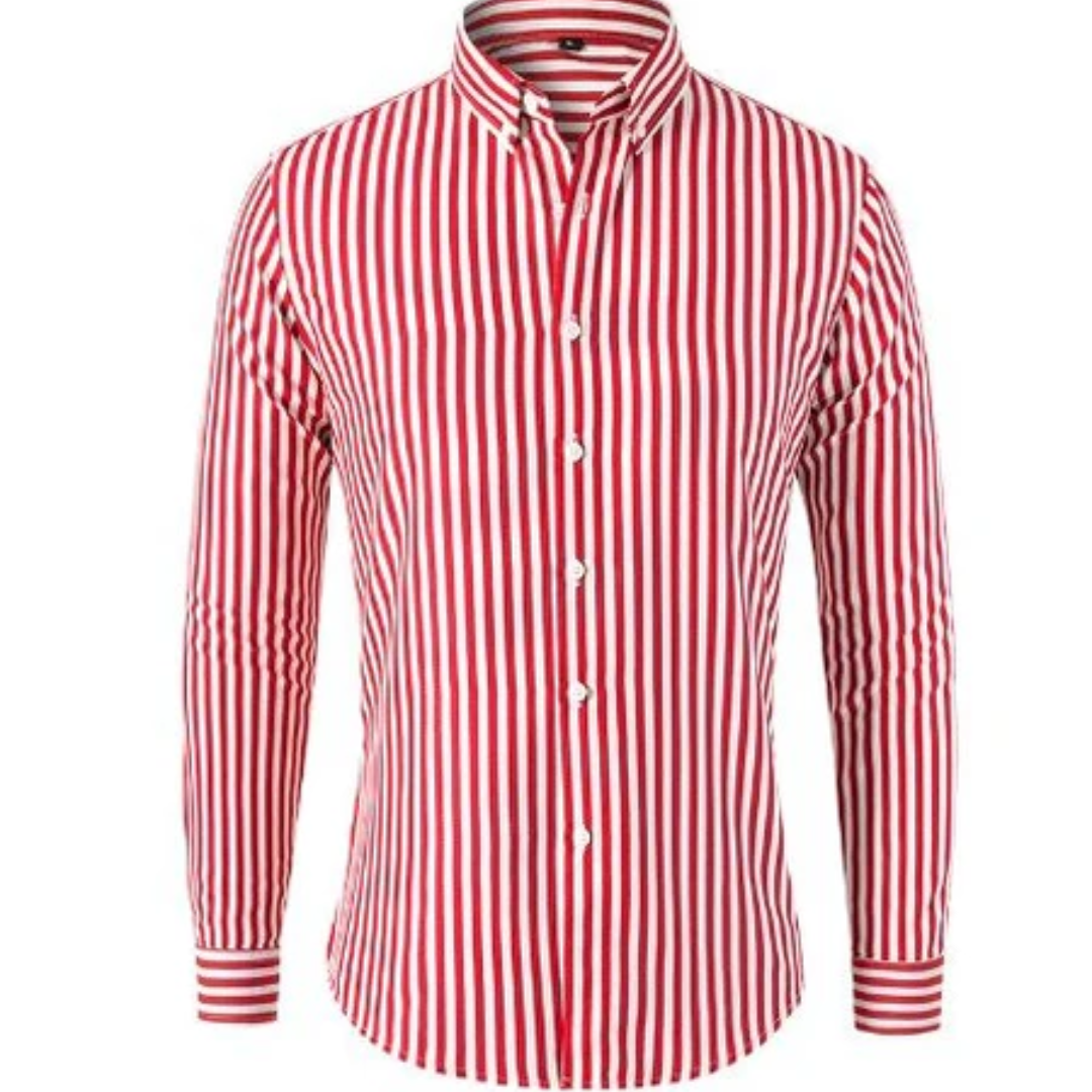 Herren Elegantes Gestreiftes Hemd – Stilvolle Vielseitigkeit für Jeden Anlass