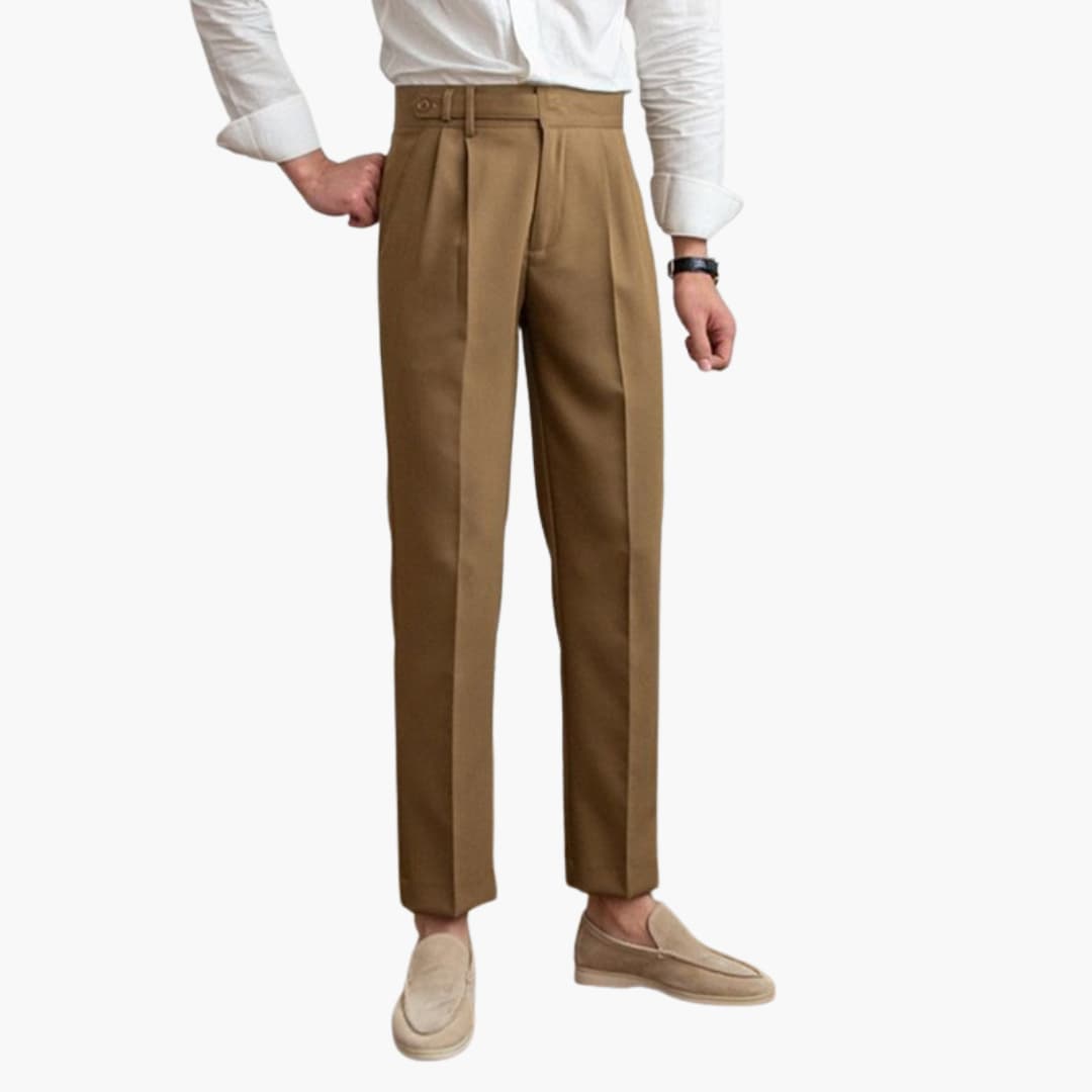 Herren Falten Sie Hosen für elegantes Design