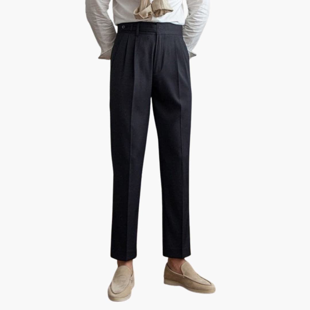 Herren Falten Sie Hosen für elegantes Design