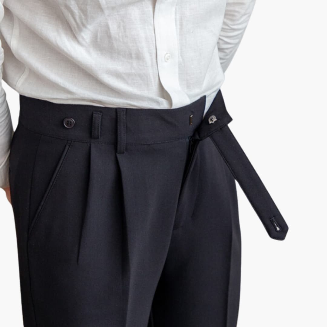 Herren Falten Sie Hosen für elegantes Design