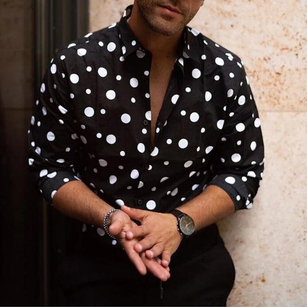 Herren Malte Polka Hemd – Klassisches Muster mit modernem Flair