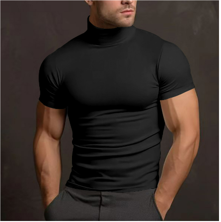 Herren Turtleneck T-Shirt – Eleganter Komfort für jeden Anlass