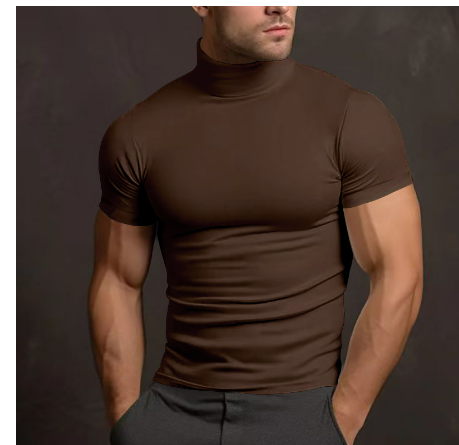 Variant image for Turtleneck T-shirt Mænd Komfort-5
