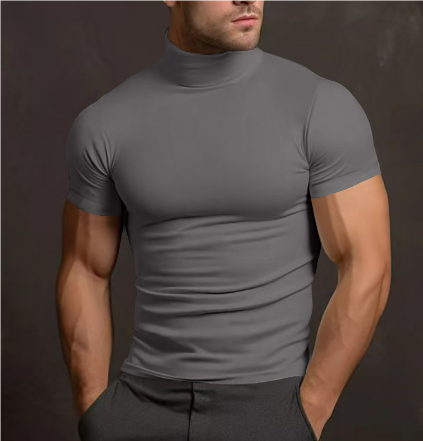 Herren Turtleneck T-Shirt – Eleganter Komfort für jeden Anlass