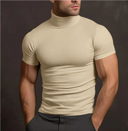 Herren Turtleneck T-Shirt – Eleganter Komfort für jeden Anlass