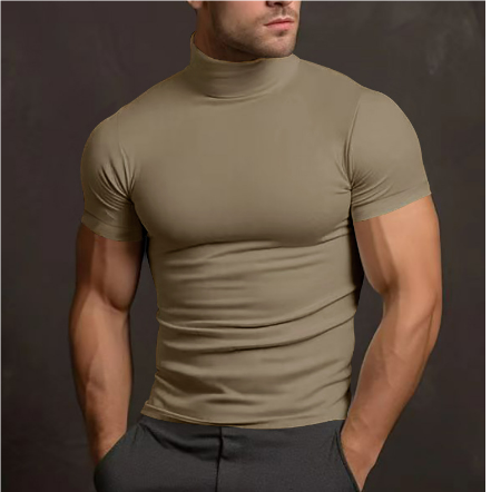 Herren Turtleneck T-Shirt – Eleganter Komfort für jeden Anlass