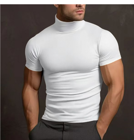 Herren Turtleneck T-Shirt – Eleganter Komfort für jeden Anlass