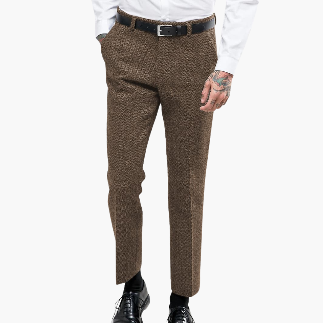 Herren Vintage hosen mit schmaler Passform