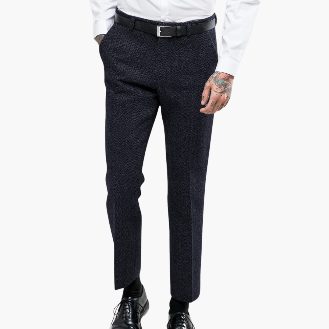 Herren Vintage hosen mit schmaler Passform