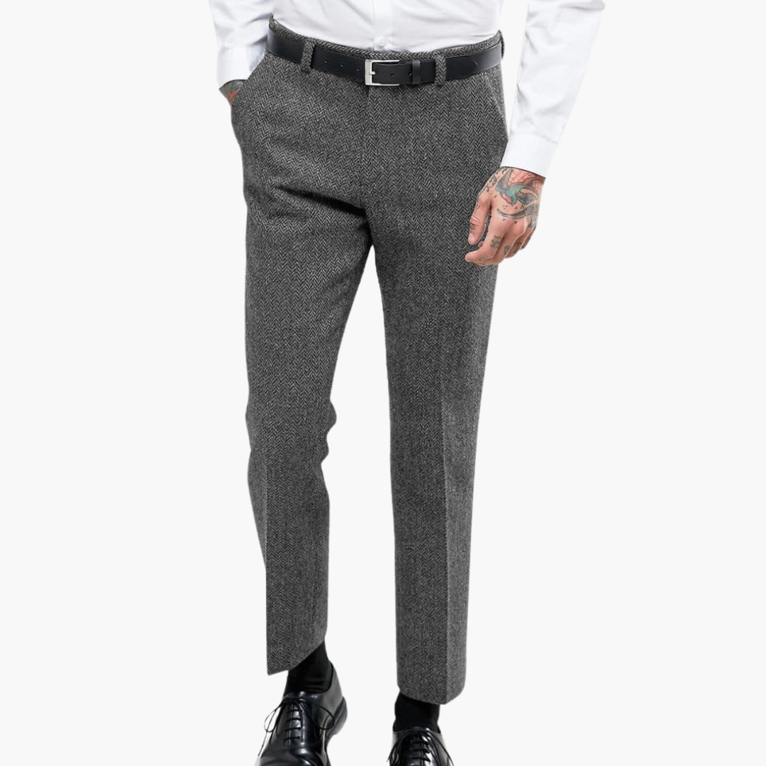 Herren Vintage hosen mit schmaler Passform