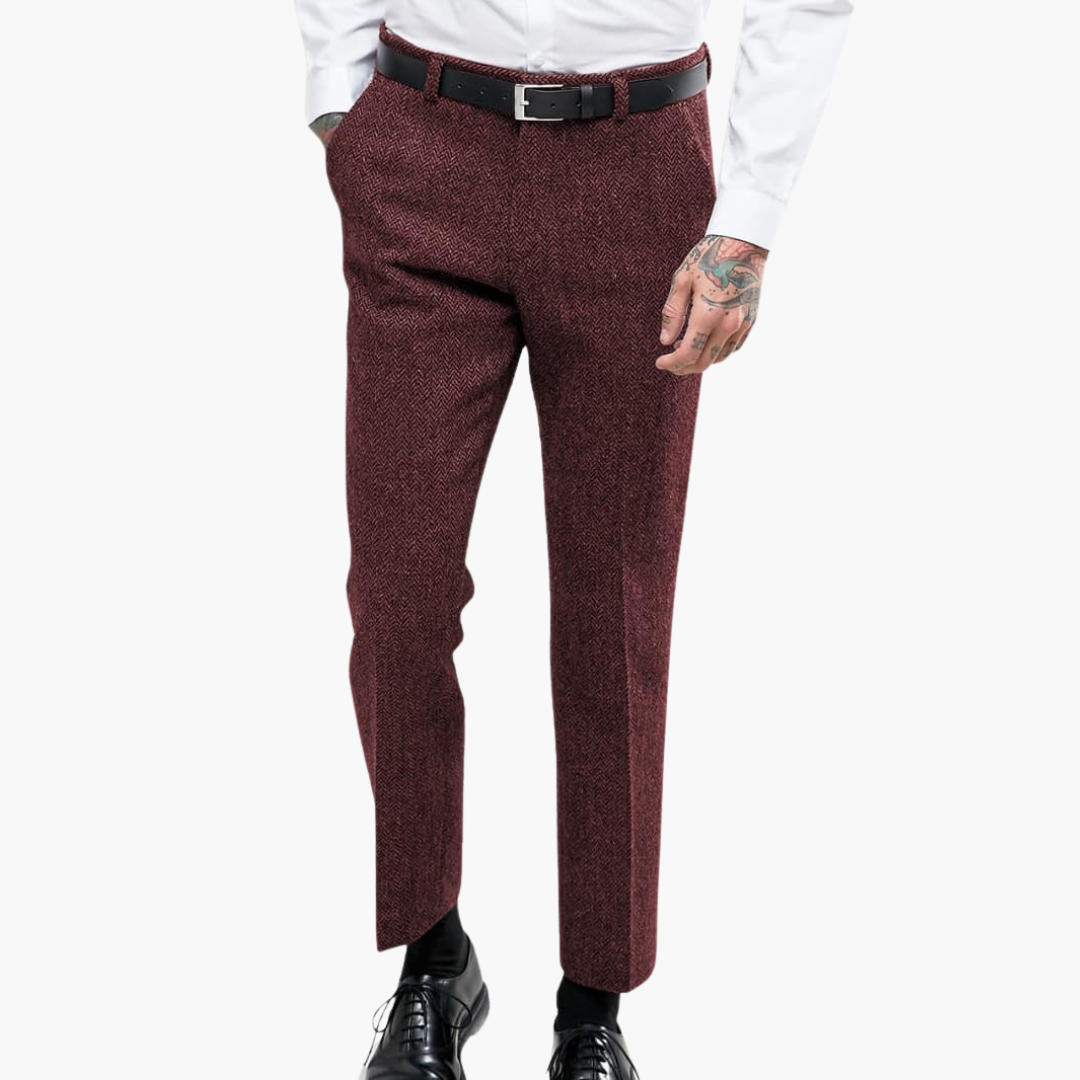 Herren Vintage hosen mit schmaler Passform