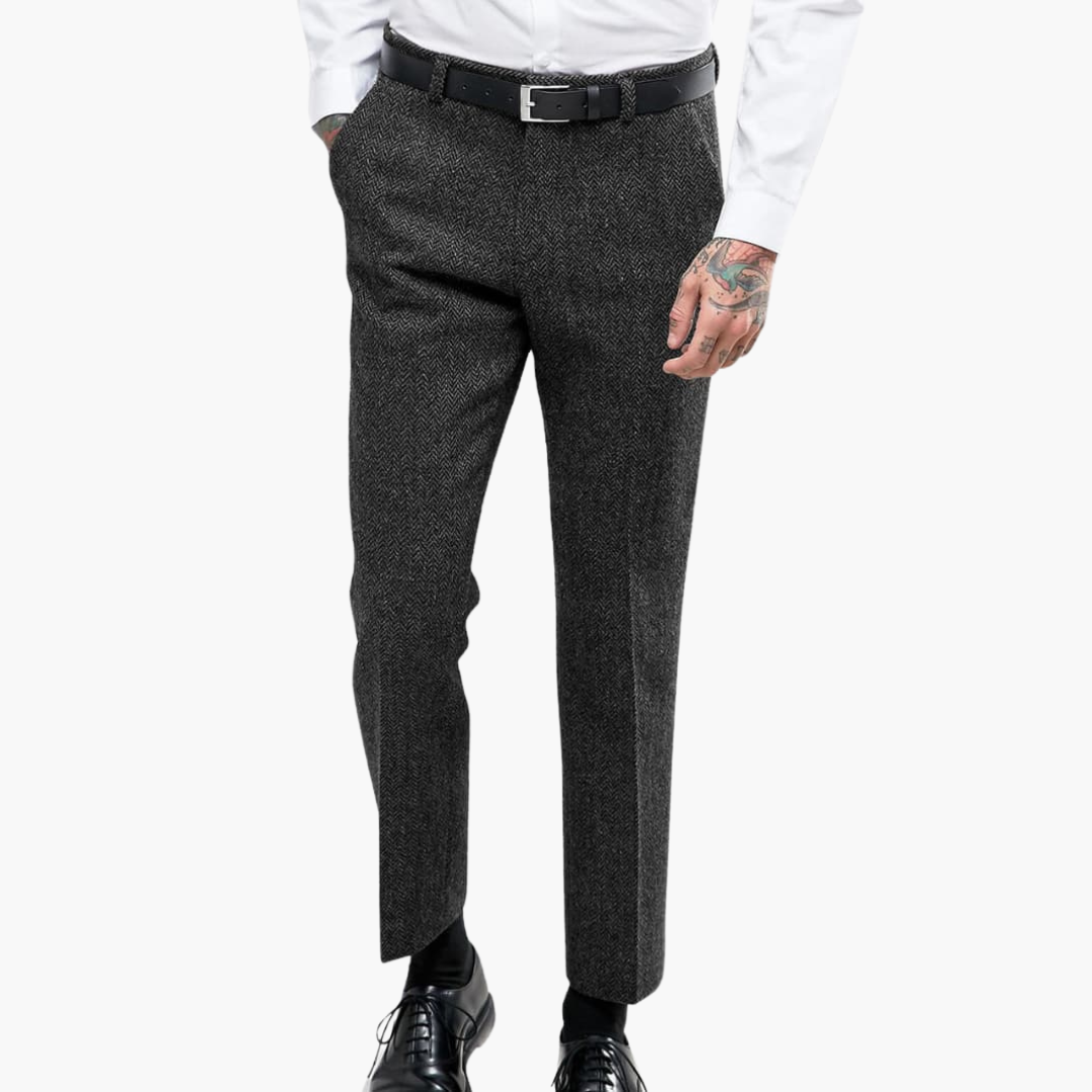 Herren Vintage hosen mit schmaler Passform