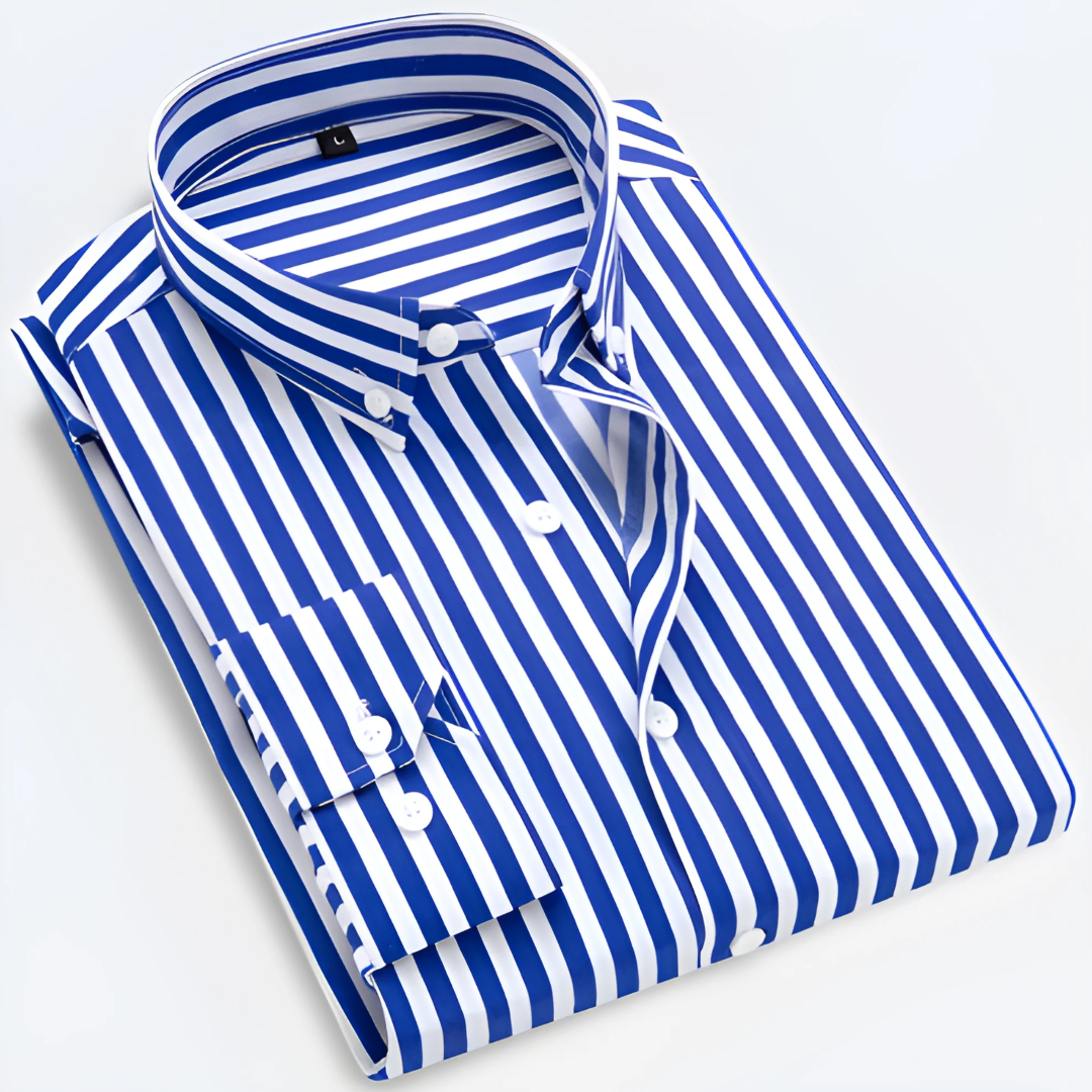 Herrenhemd mit eleganten Streifen