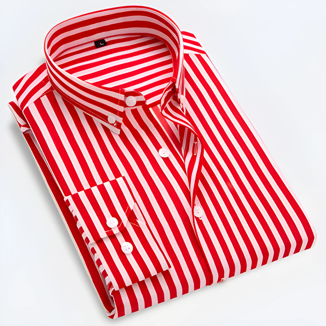 Herrenhemd mit eleganten Streifen