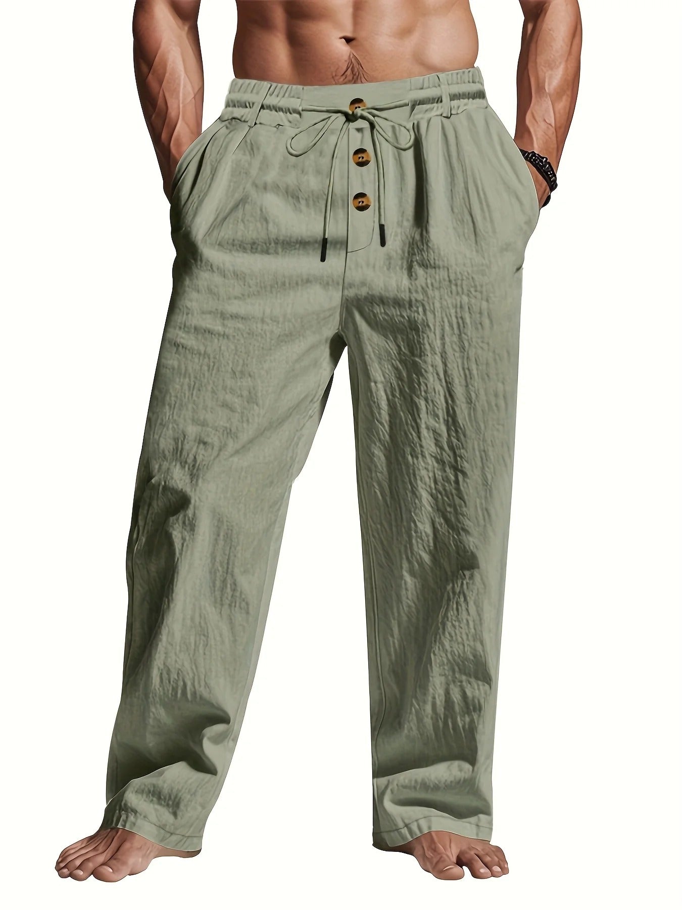 Pantalons pour hommes | Pantalons longs pour hommes, parfaits pour les loisirs et la plage