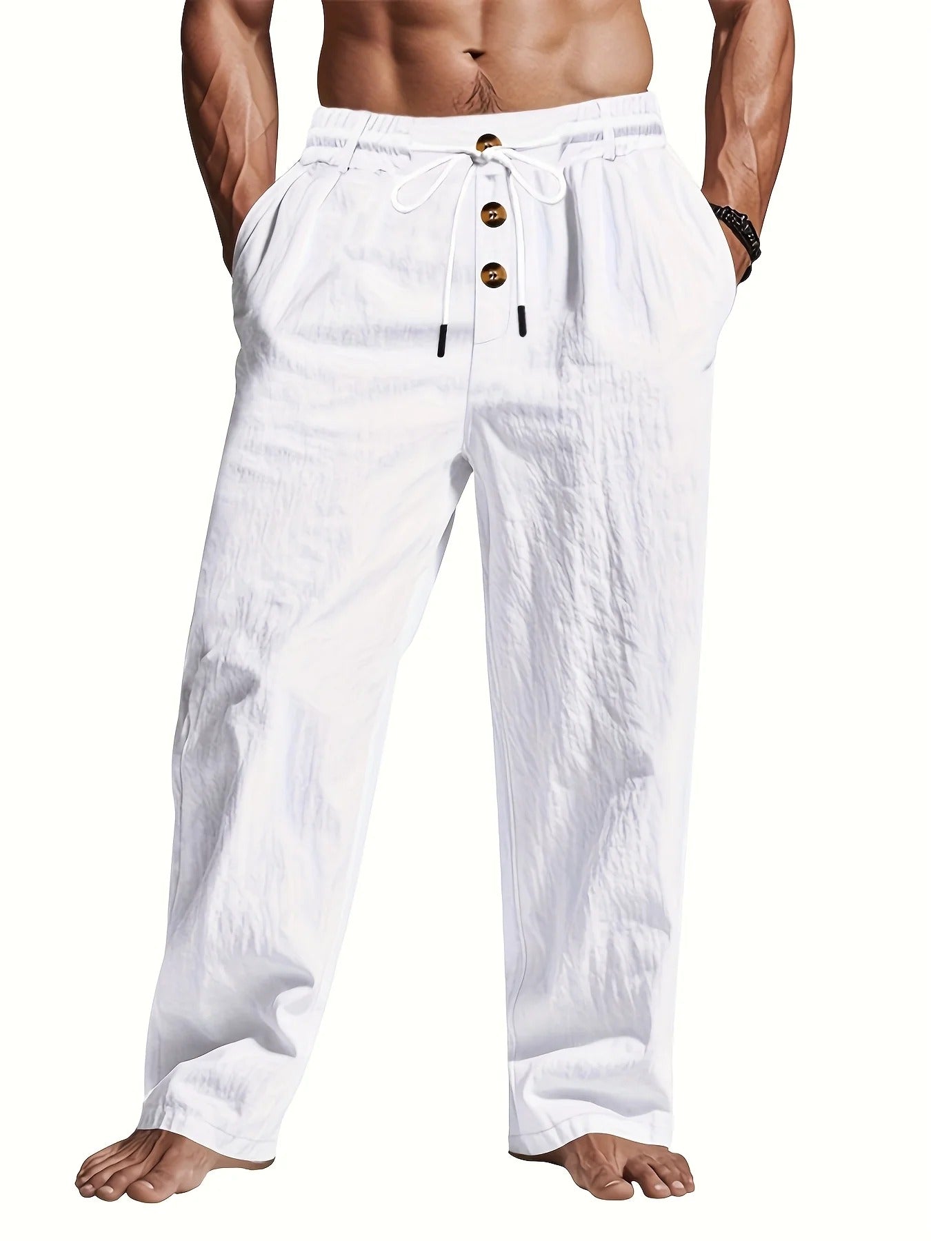Pantalons pour hommes | Pantalons longs pour hommes, parfaits pour les loisirs et la plage